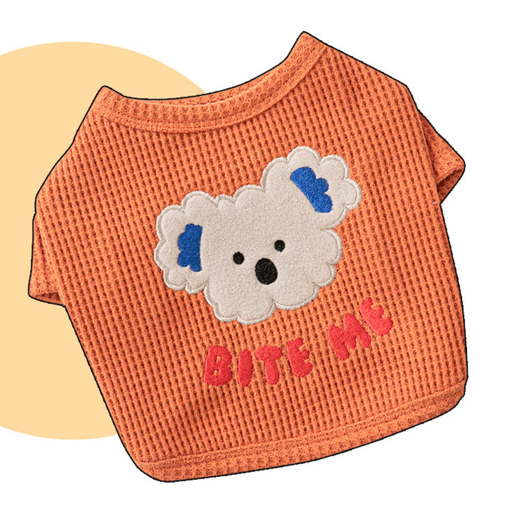 ※予約販売【BITE ME】Koala croffle T-shirt（Orange）
