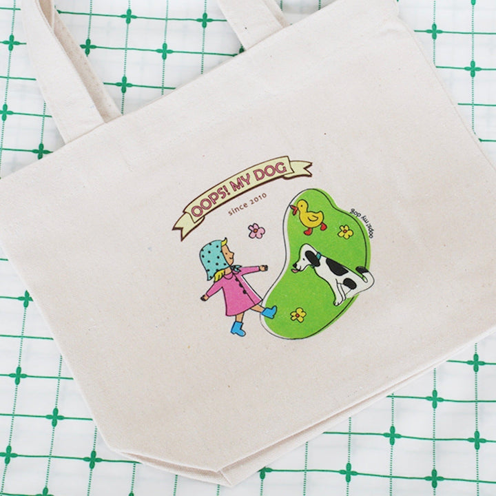 即納【OOPS! MY DOG】Mini Walking Tote Bag（Odd Dog）