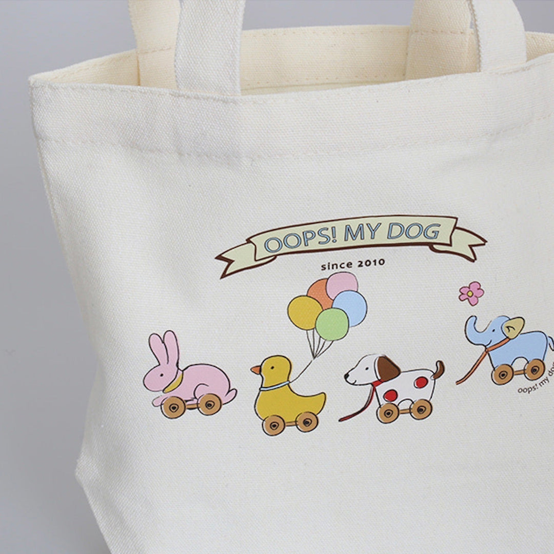 即納【OOPS! MY DOG】Mini Walking Tote Bag（Odd Dog）