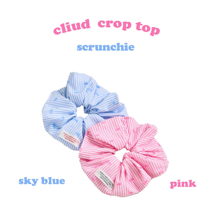 ※予約販売【noutti】Cliud crop top scrunchie