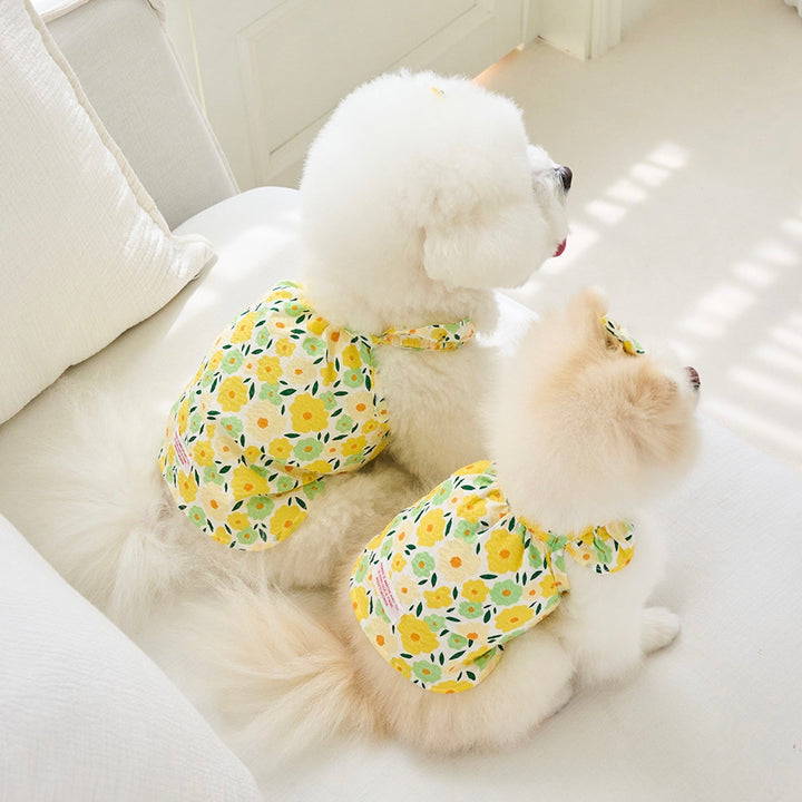 ※予約販売【noutti】pomg pong flower camisole（Yellow）