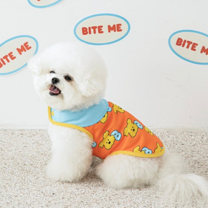 ※予約販売【BITE ME】Summer wrap cool vest（Puppy）