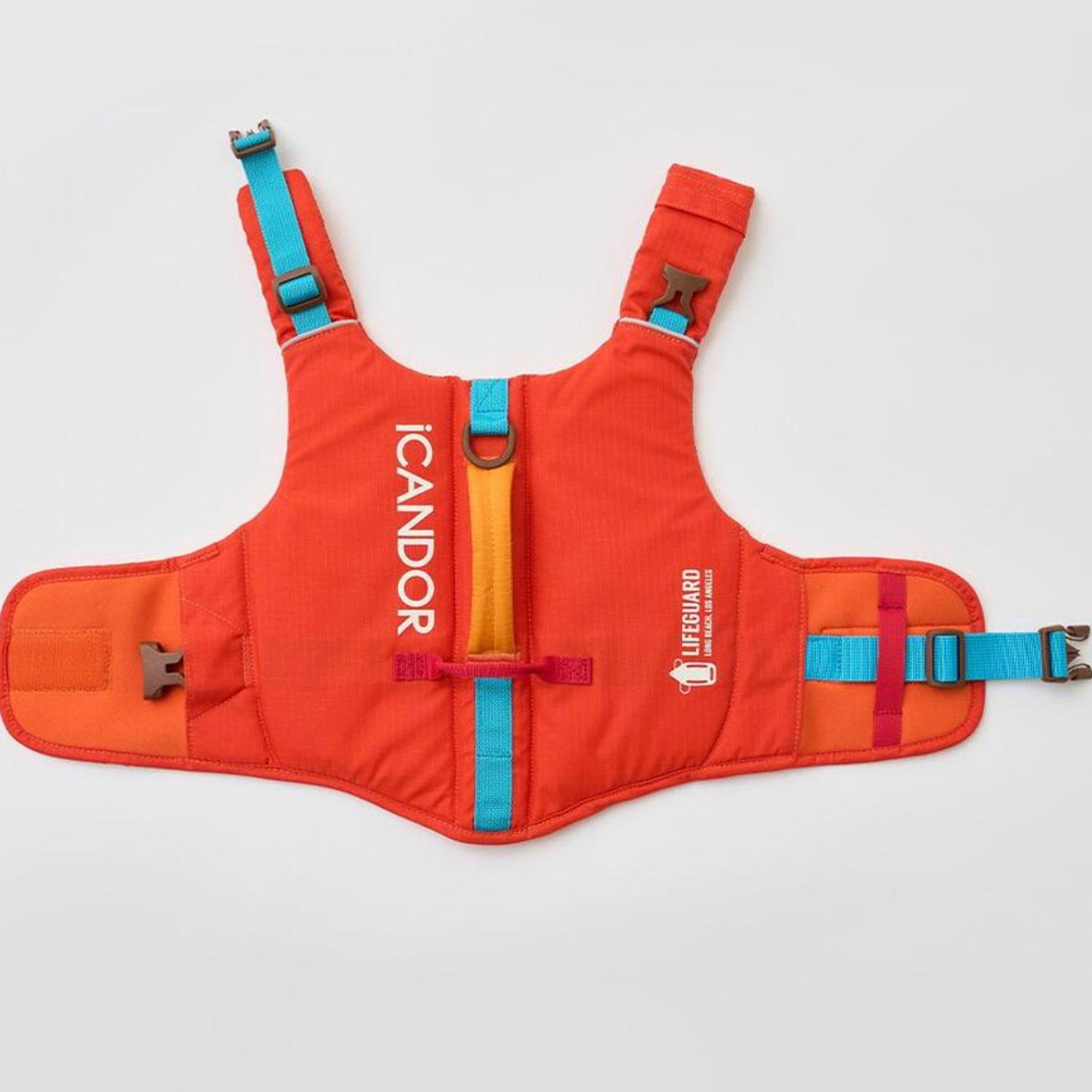 iCANDOR 犬用ライフジャケット オレンジ 海外犬服高品質なインポートドッグウェア通販 