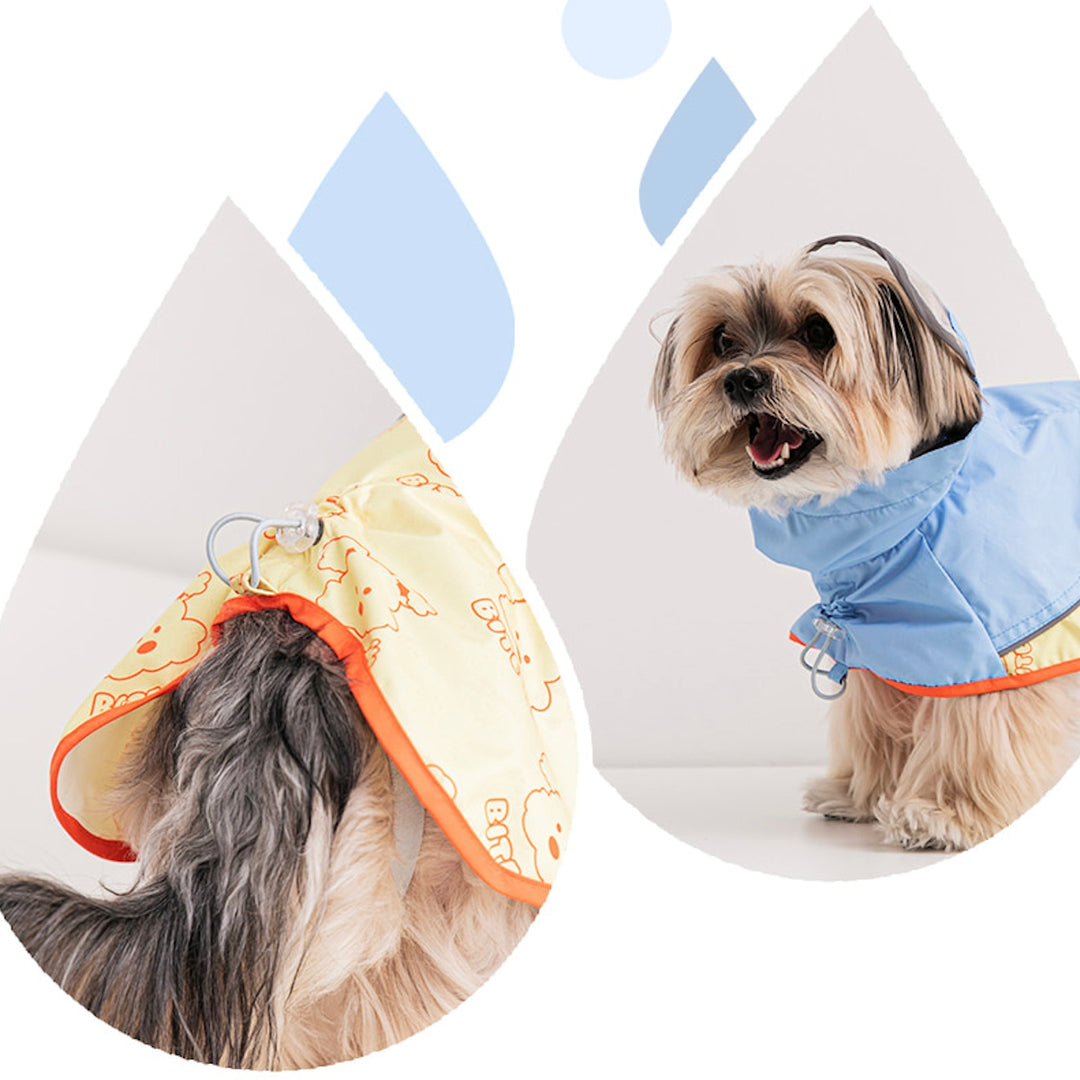 ※予約販売【BITE ME】New easy-peasy raincoat (Puppy)