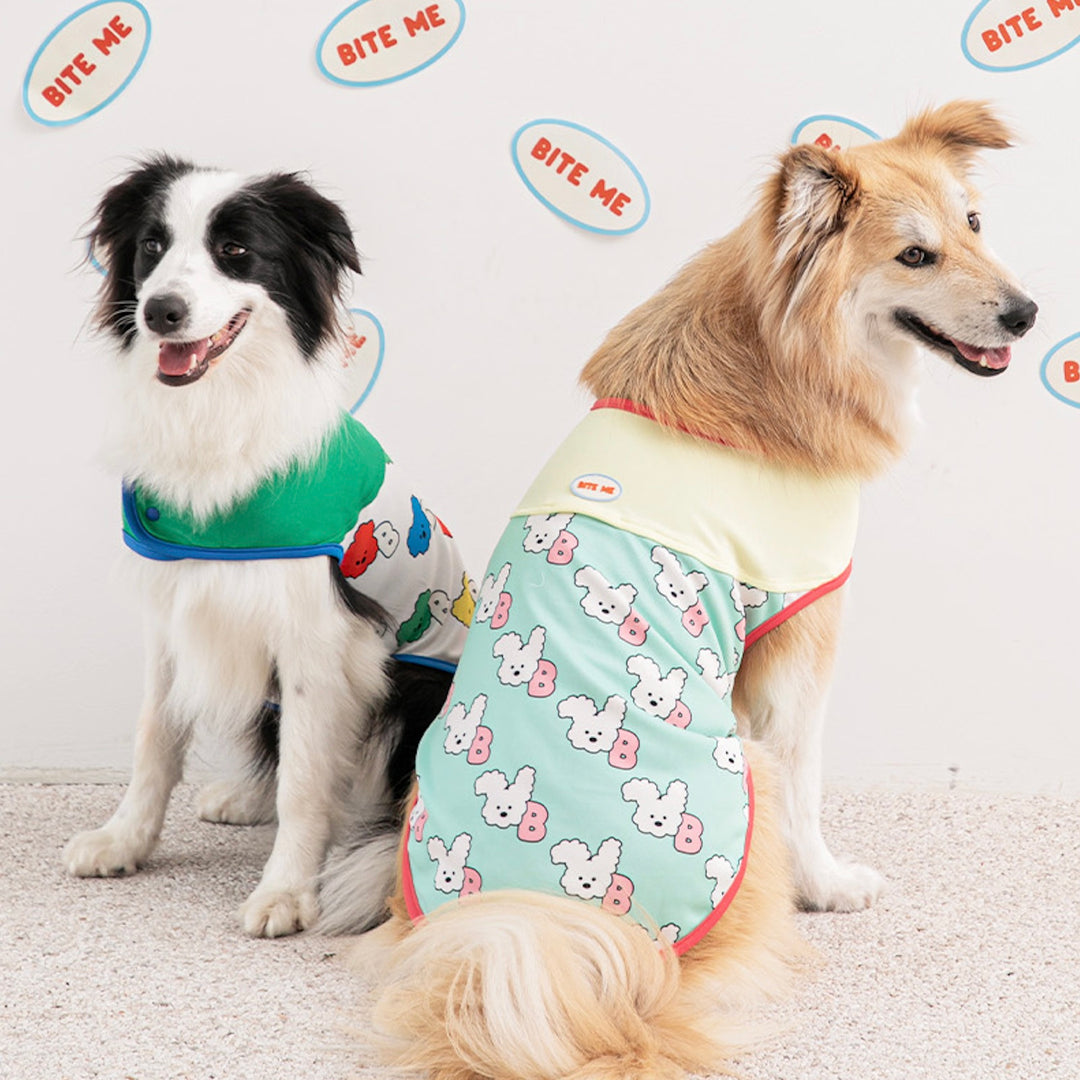 ※予約販売【BITE ME】Summer wrap cool vest Large dog（Puppy）