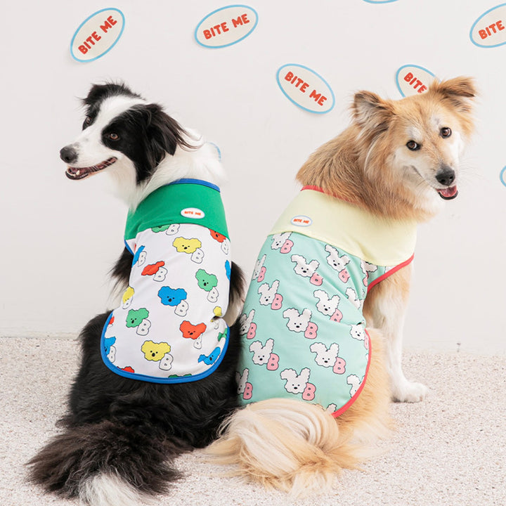 ※予約販売【BITE ME】Summer wrap cool vest Large dog（Puppy）