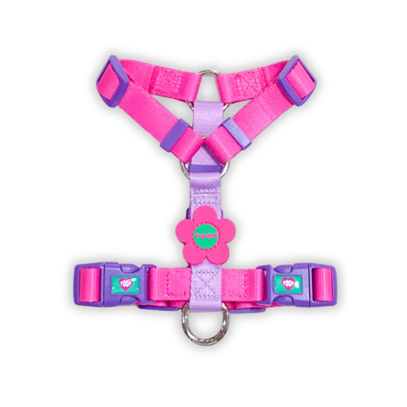 即納【TOOF】Flower Logo H Harness（PINK/PURPLE）