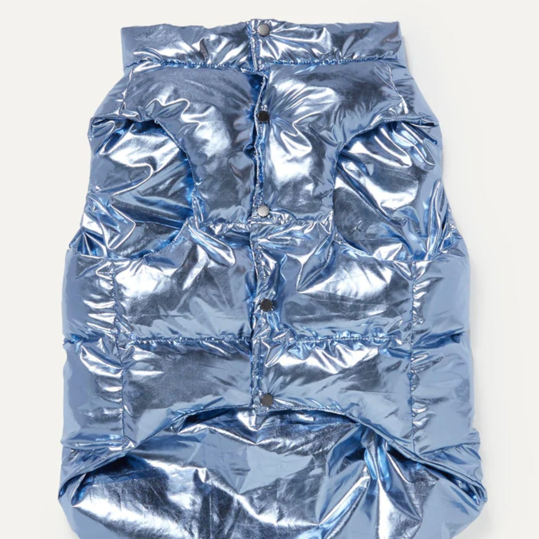 ※予約販売【max bone】Metallic Arabella Puffer Vest