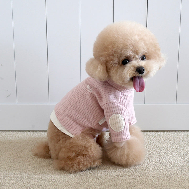 ※予約販売【near by us】Layered knit top（deep pink）