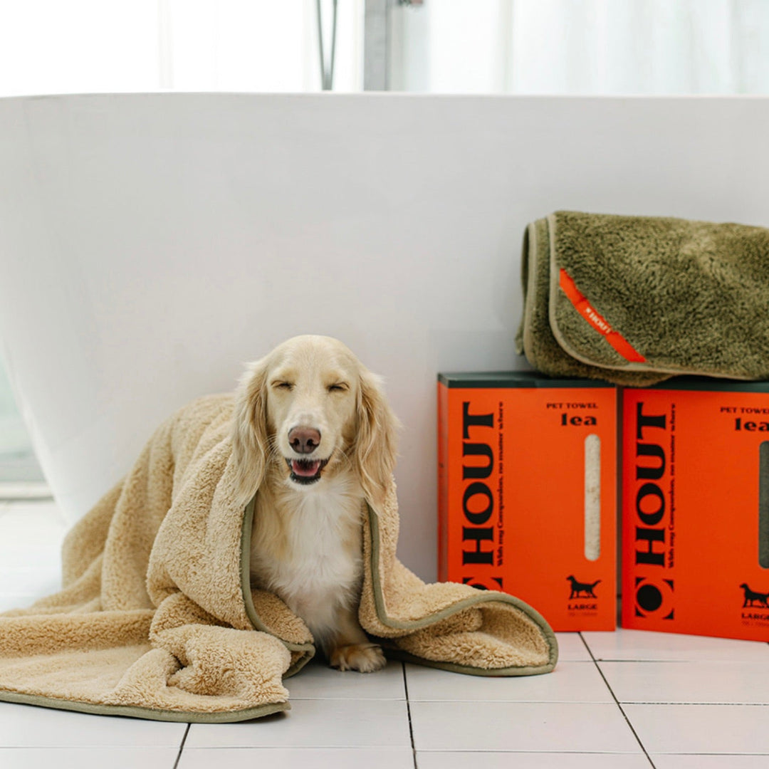 即納【HOUT】Cozy Pet Towel