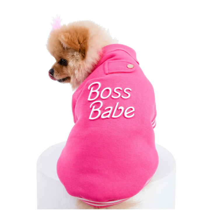 即納【MOSHIQA】Paris Collection Boss Babe Dog Sweatshirt