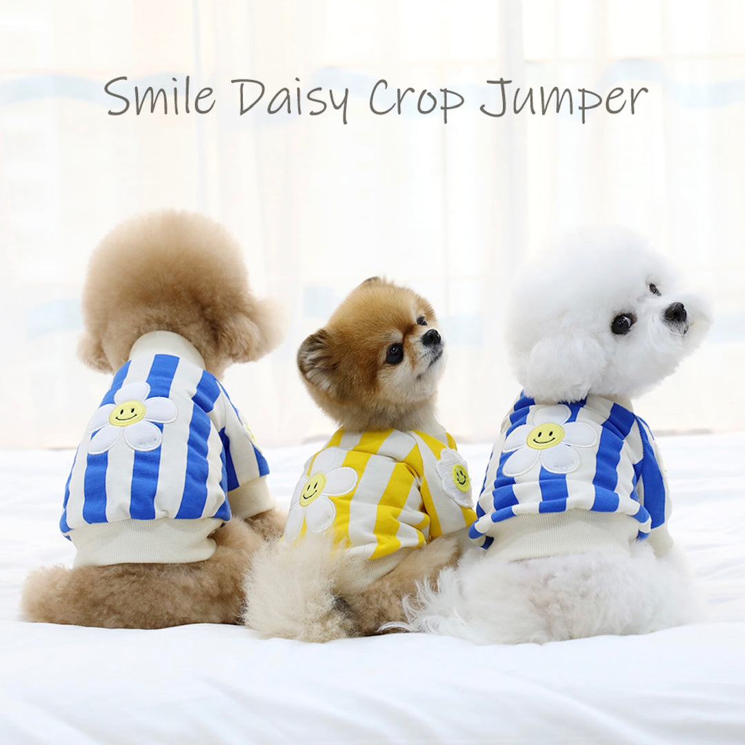※予約販売【ITS DOG】Smile Daisy Crop Jumper