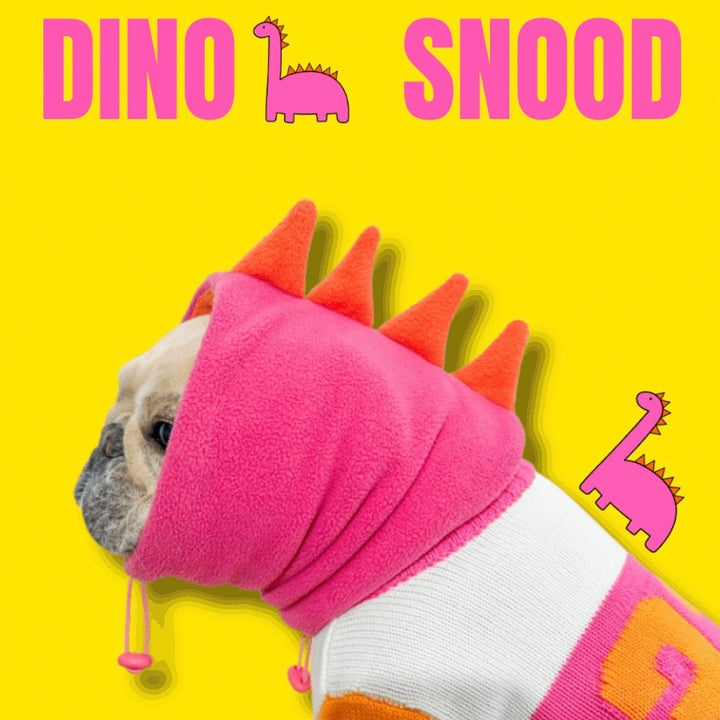 ※予約販売【TOOF】DINO SNOOD（PINK/ORANGE）