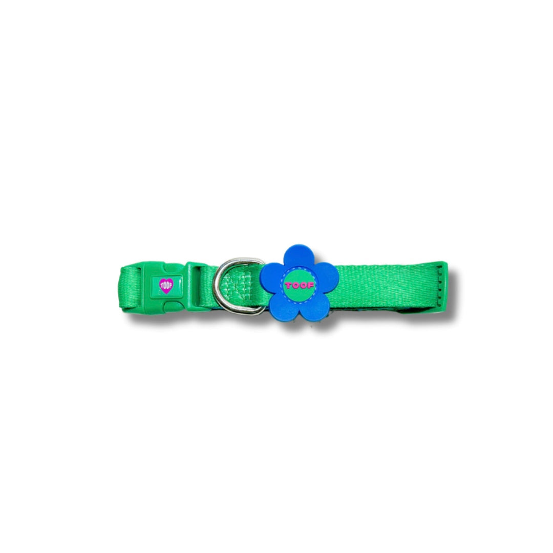 即納【TOOF】FLOWER LOGO NECK COLLAR（BLUE/GREEN）