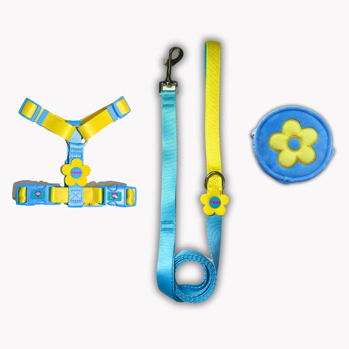 即納【TOOF】Flower Logo Leash（Yellow/Blue）