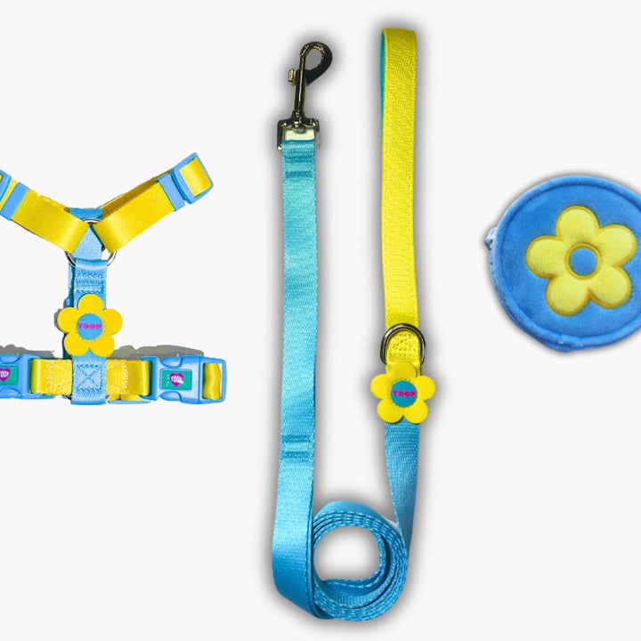 即納【TOOF】Flower Logo Leash（Yellow/Blue）