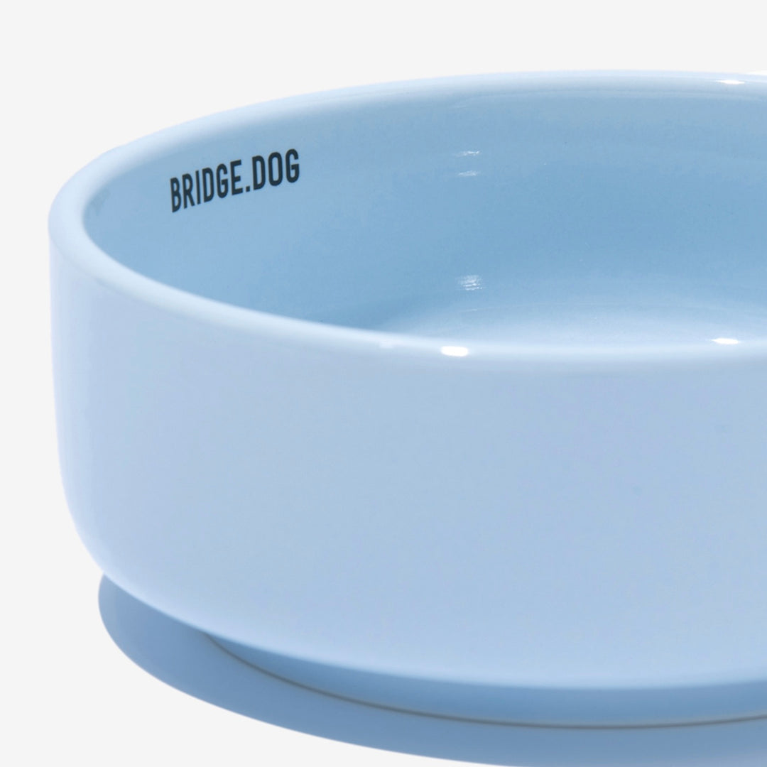 ※予約販売【BRIDGE.DOG】BRIDGE BASIC BOWL（BABY BLUE）艶あり