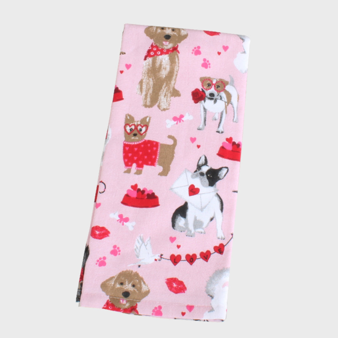※予約販売【OOPS! MY DOG】Luv Luv Luv Towel（Candy Pink）