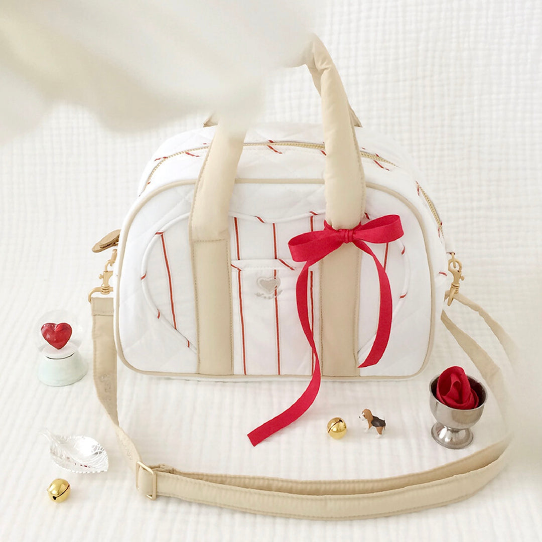 ※予約販売【seoru】Romantic Heart Bag (Red)