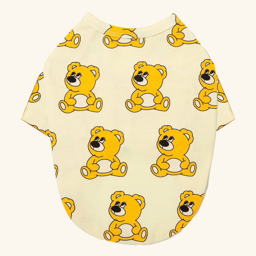 ※予約販売【andblank】Joy Bear T-shirt（Yellow）