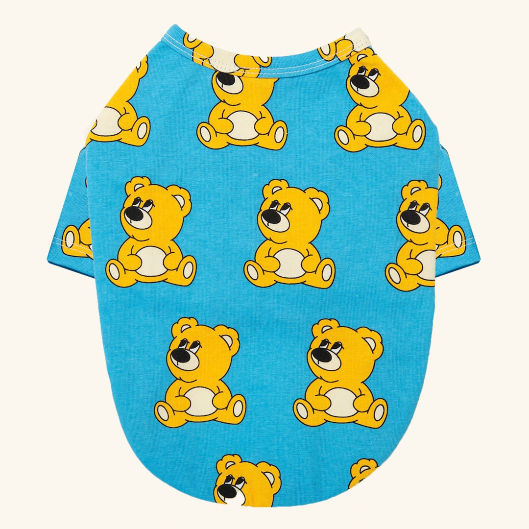 ※予約販売【andblank】Joy Bear T-shirt（Blue）