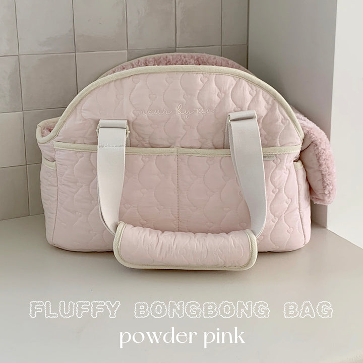 ※予約販売【near by us】fluffy bongbong bag（powder pink）