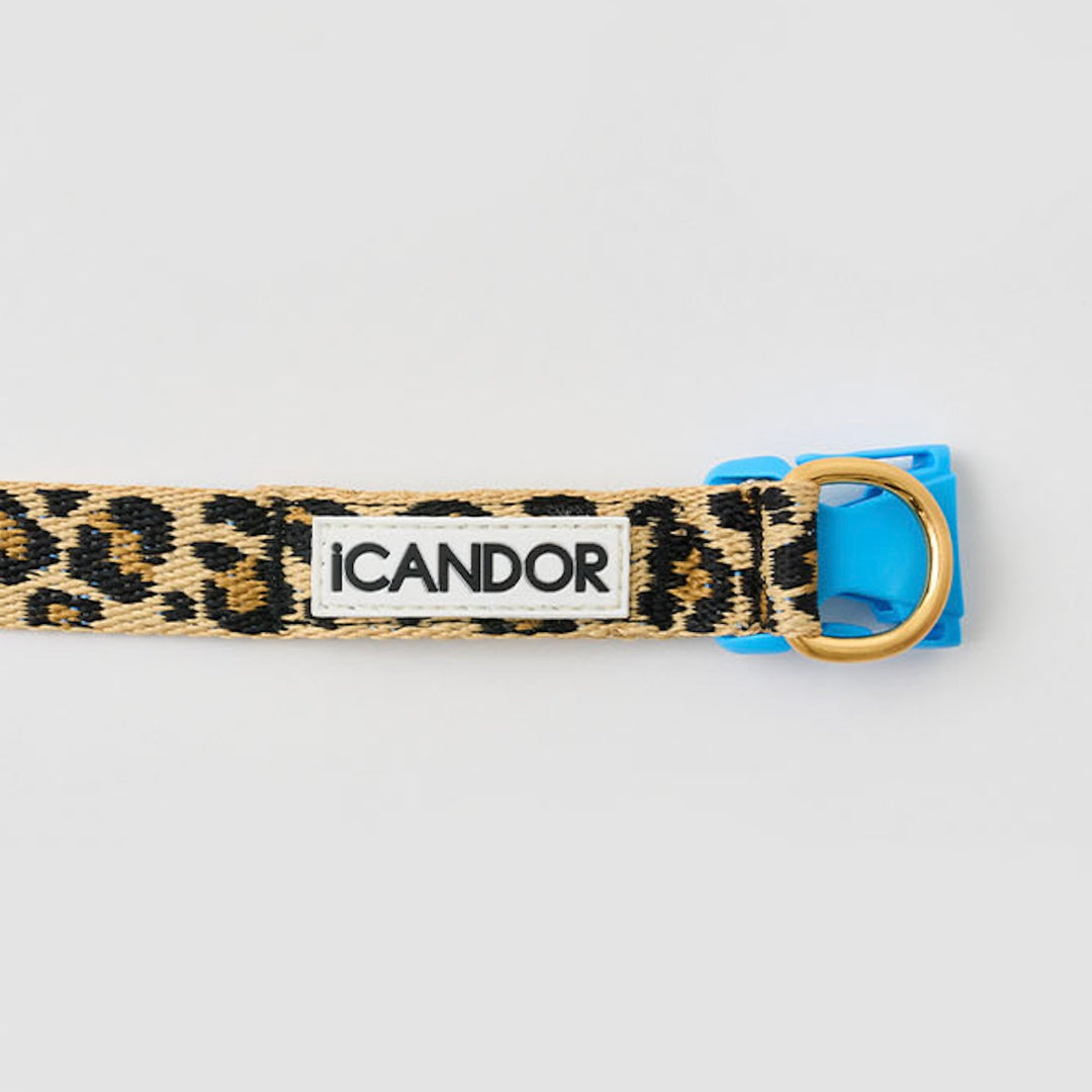 ※予約販売【iCANDOR】Gentle Collar Dual（LEOPARD）S/M