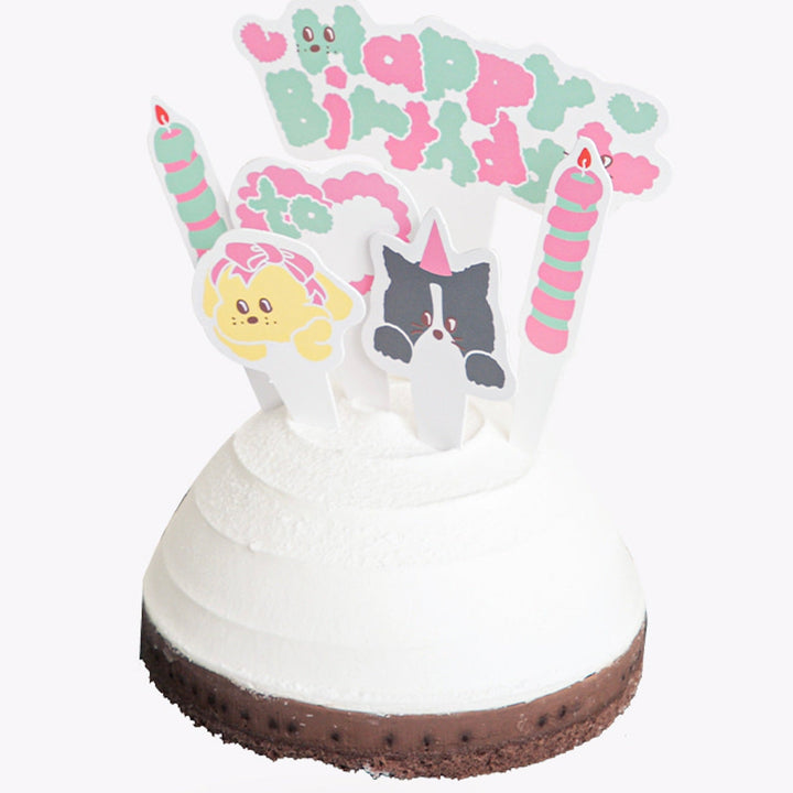 即納【BITE ME】Monthly Biteme December - Cake decoration (Love/Congrats)