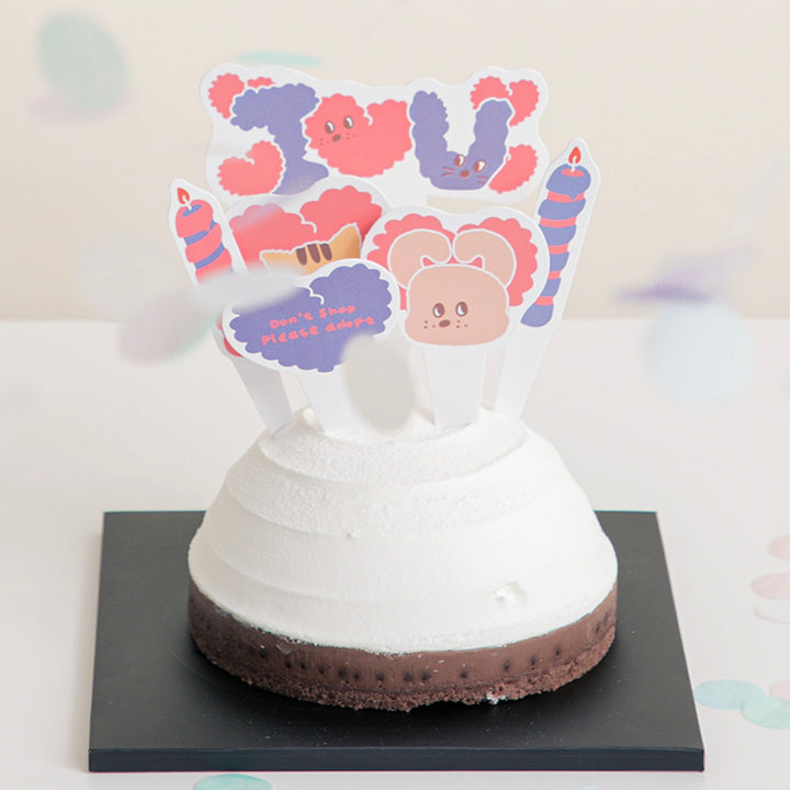 ※予約販売【BITE ME】Monthly Biteme December - Cake decoration (Love/Congrats)