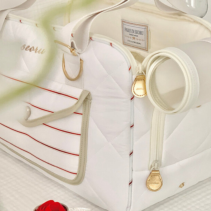 ※予約販売【seoru】Fluer Ballon bag set（beige & red）