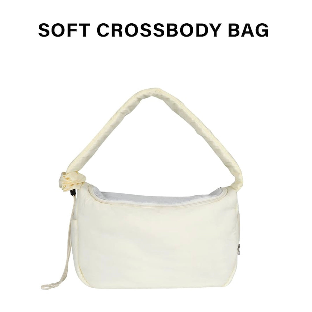※予約販売【small stuff】SOFT CROSSBODY BAG（Cream）