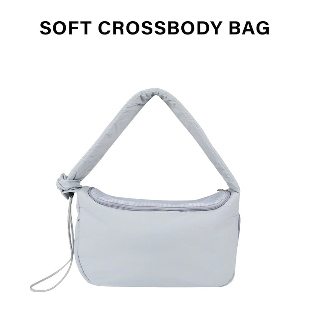 ※予約販売【small stuff】SOFT CROSSBODY BAG（Pale Blue）