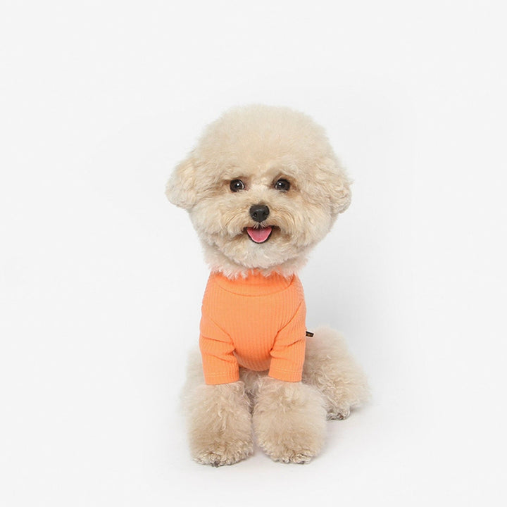 ※予約販売【TUSTUS】BASIC TURTLENECK TEE 15 COLOR（ORANGE）