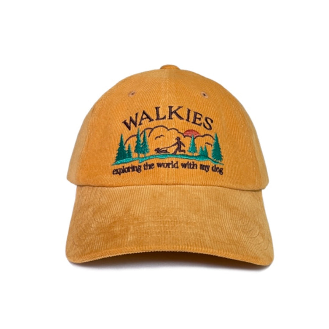 ※予約販売【FREDDIE TALE】WALKIES corduroy ball cap for human（Yellow）