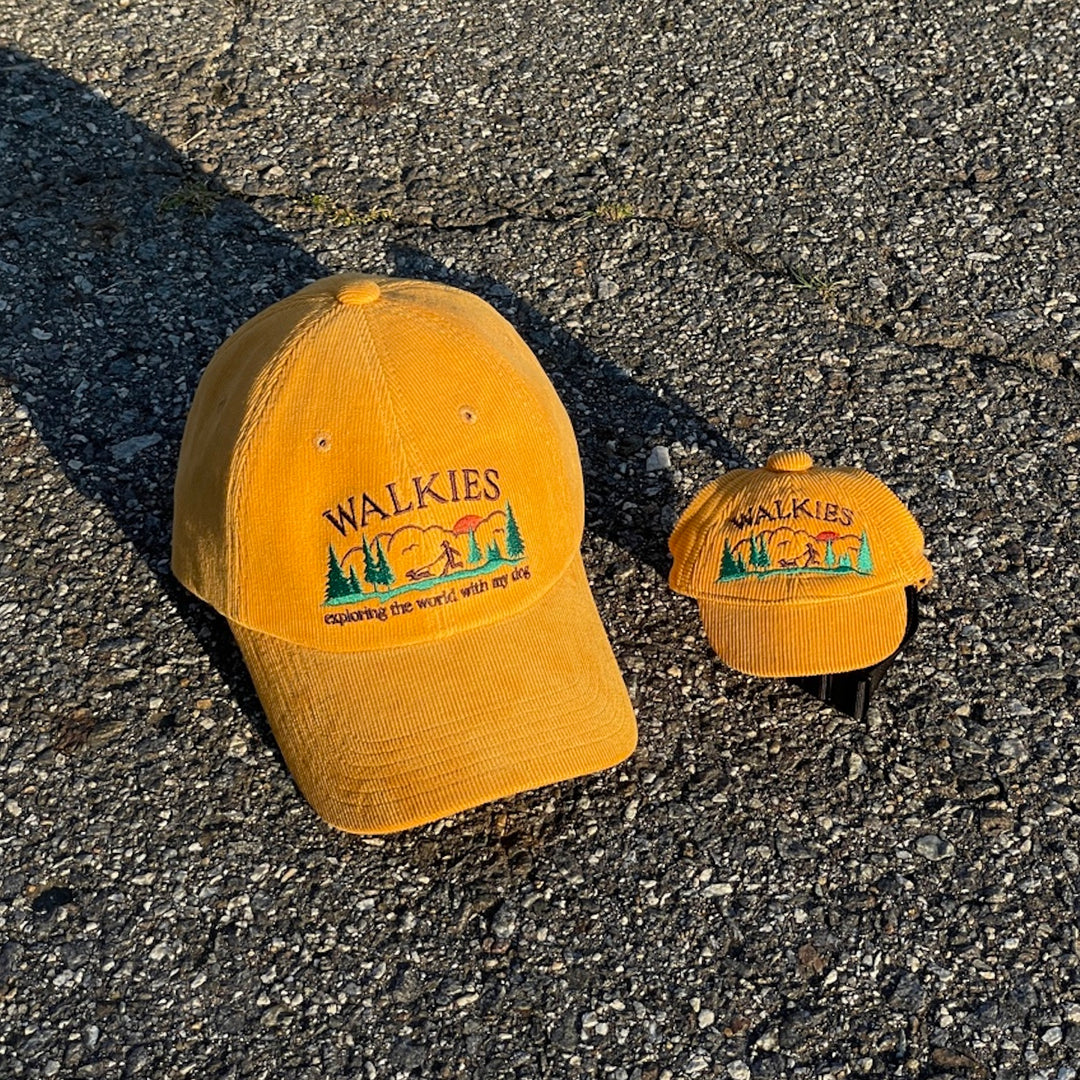 ※予約販売【FREDDIE TALE】WALKIES corduroy ball cap（Yellow）
