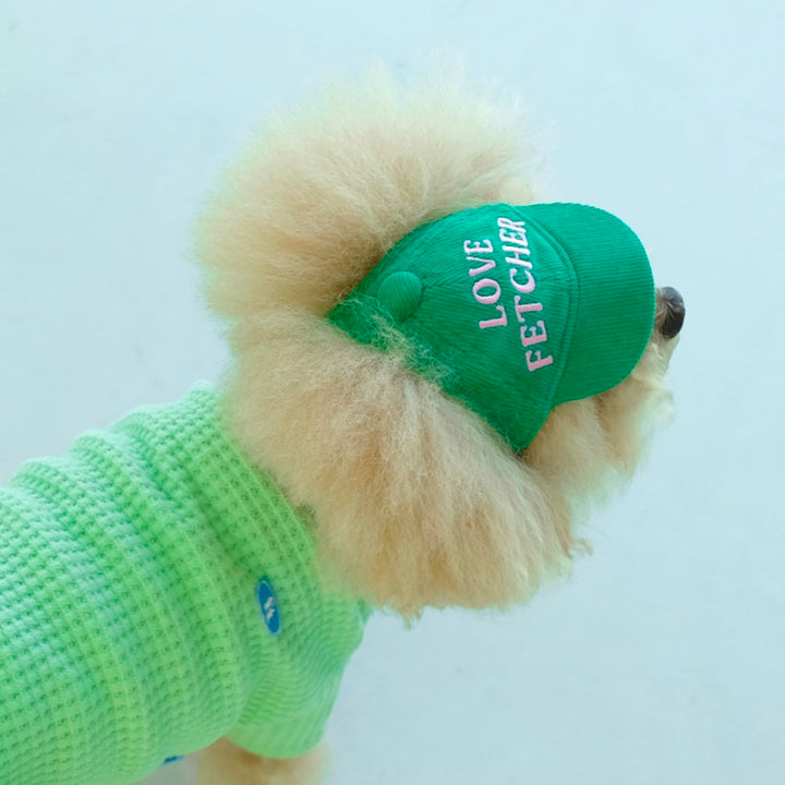 ※予約販売【FREDDIE TALE】LOVE FETCHER CORDUROY BALL CAP（Green）