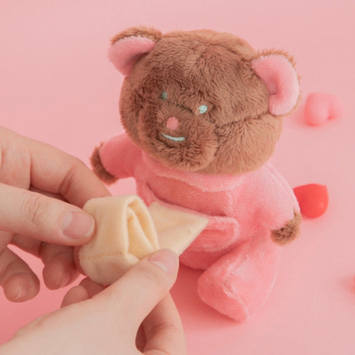 即納【BITE ME】Love Bear Nose work toy