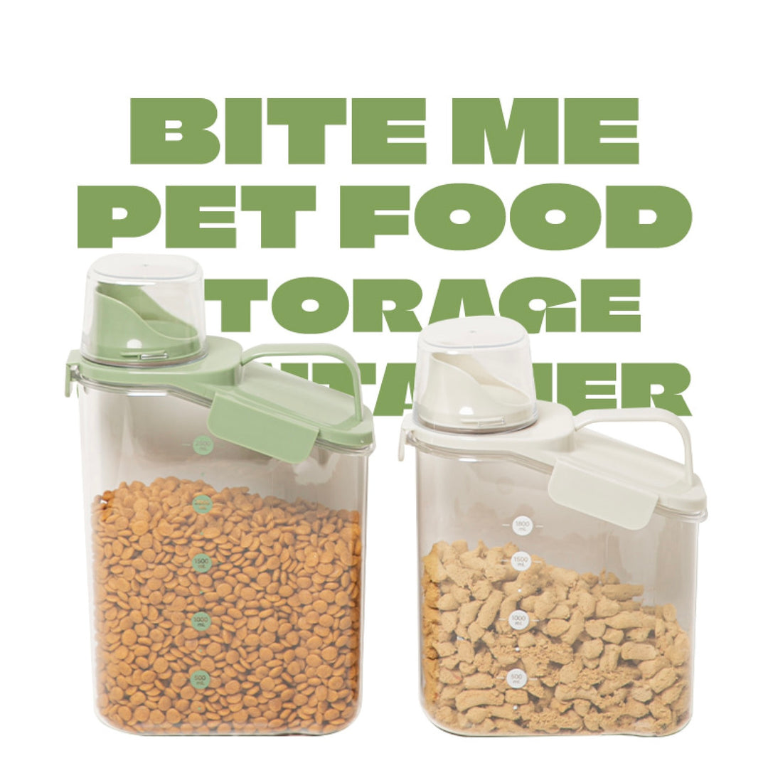 ※予約販売【BITE ME】Sealed dog / cat food storage