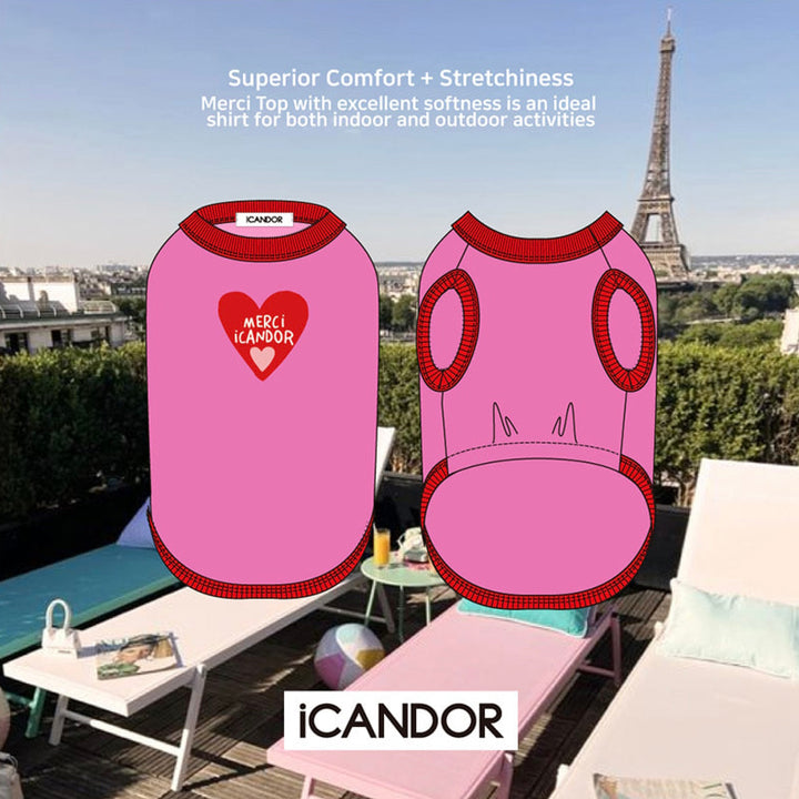※予約販売【iCANDOR】MERCI iCANDOR TOP（LOVE IN PARIS）