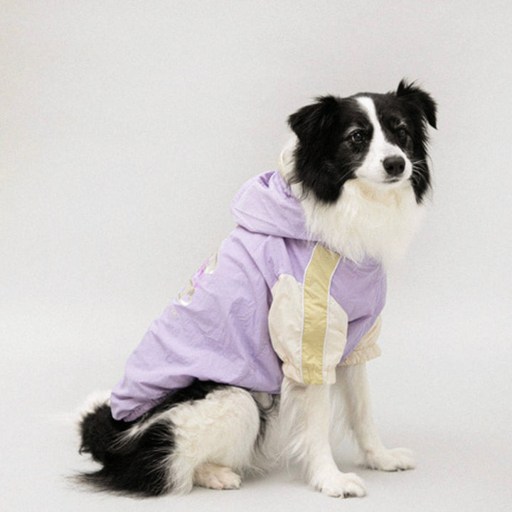 ※予約販売【BITE ME】Runday Wind Breaker - Large Dog（Lavender）