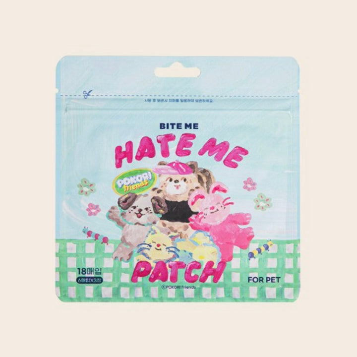 即納【BITE ME】BITE ME × Pokori Friends Hateme patch 18pcs