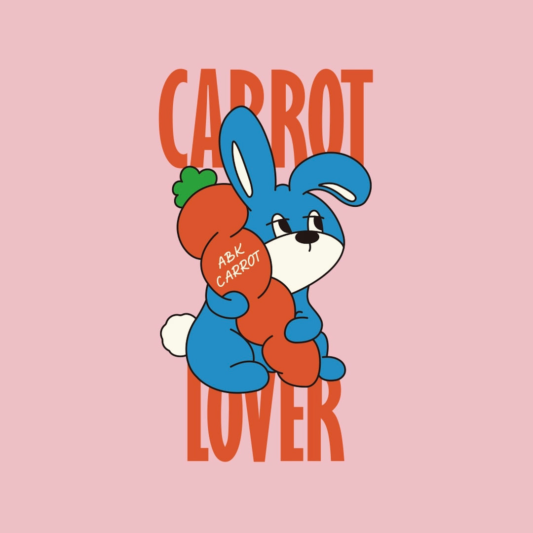 ※予約販売【andblank】Carrot Bunny crop top（Pink）