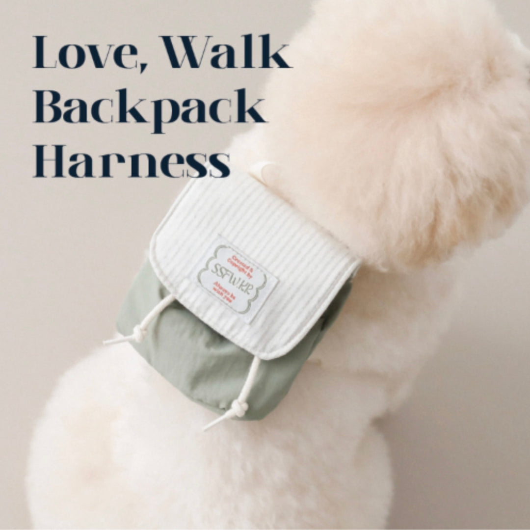 ※予約販売【ssfw】Love, Walk Backpack Harness（Khaki）