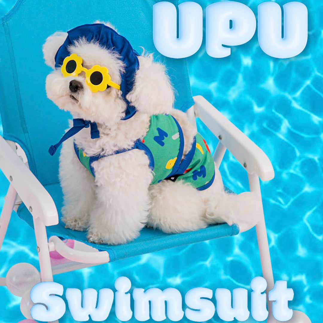 ※予約販売【BITE ME】Upuupu Swimsuit（Green）