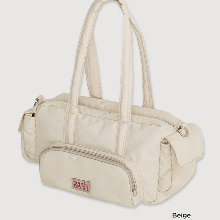 ※予約販売【BITE ME】Comfy Ravioli - Downtown bag（Beige）