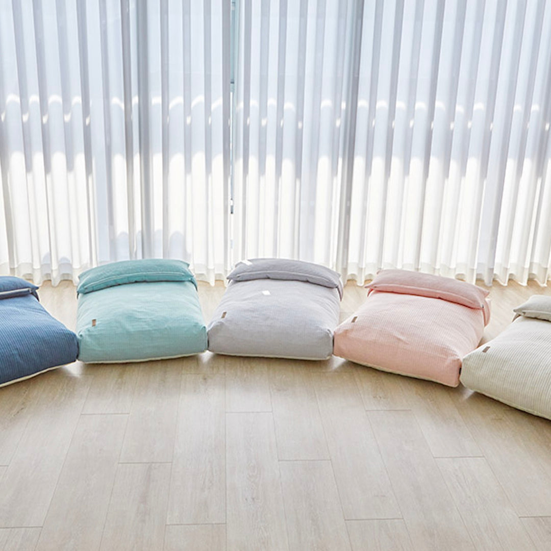 ※予約販売【BARBICHON】Sung bed allergy care pillow set（Navy）
