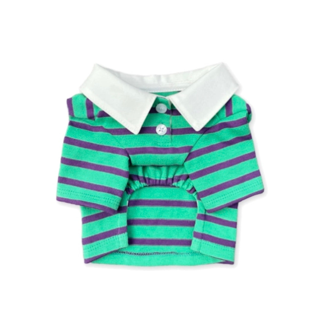 ※予約販売【FREDDIE TALE】Petit striped rugby shirt（Green）