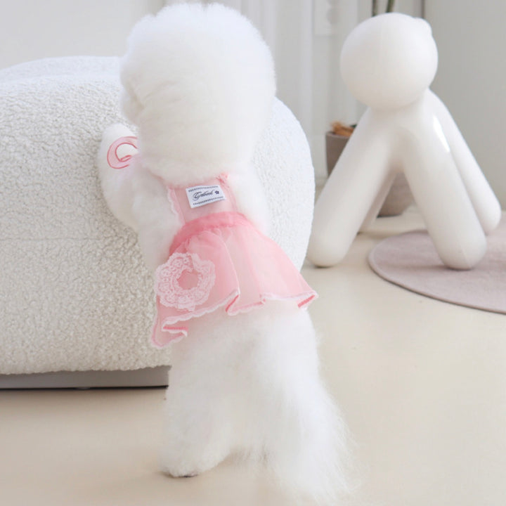 ※予約販売【GET BACK】baby apron one piece（Pink）