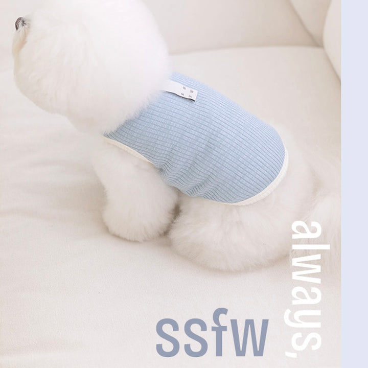 ※予約販売【ssfw】New White Label Sleeveless（Blue）