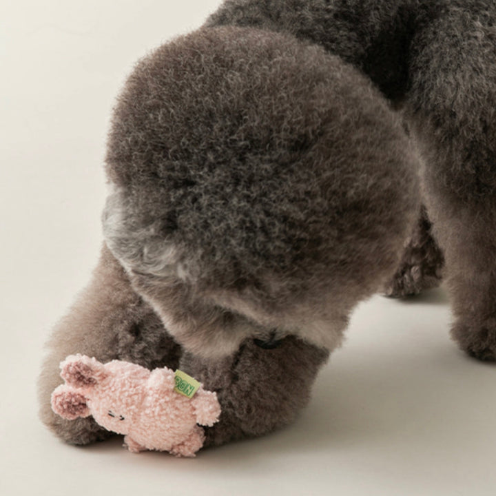 ※予約販売【BITE ME】BonBon Green Furry Friends Mini Squeaky toy